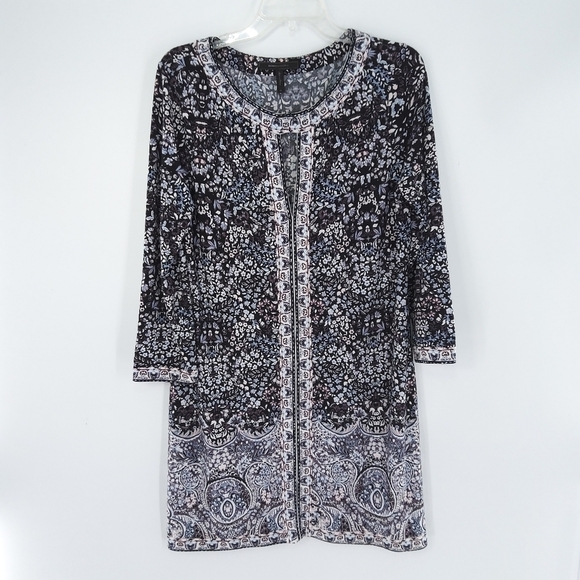 BCBGMaxAzria Dresses & Skirts - BCBG MAXAZRIA FLORAL TUNIC DRESS